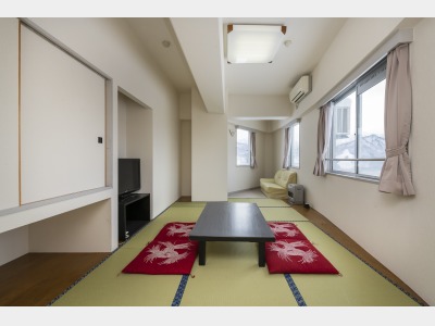 和室7.5畳（洗面・トイレ付）禁煙＜冷暖房完備＞