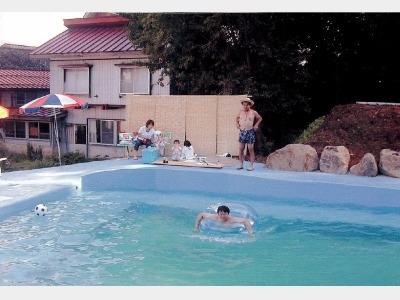 屋外ミニプール