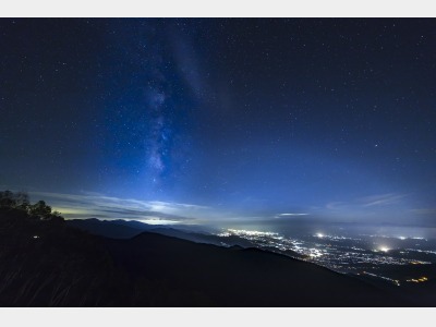 ソラテラスから星空と夜景