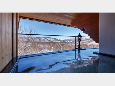 空中露天風呂イメージ（冬）