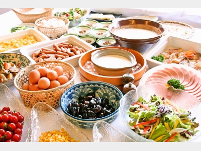 朝食バイキング