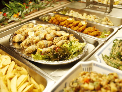 夕食バイキング