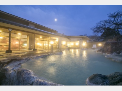 庭園大露天風呂（早朝イメージ）