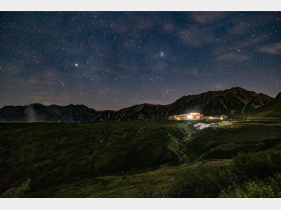 立山の星空（イメージ）