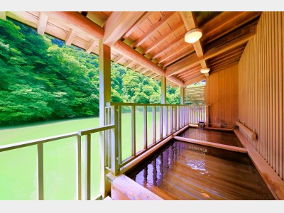 テラス風呂からの眺望