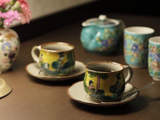 九谷焼コーヒーカップ