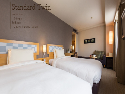 ■スタンダードツイン｜プライベート感覚でゆったりとお過ごしいただけます