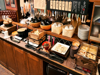 【翌08：00朝食】金沢おでんなど和洋ブッフェをお楽しみください