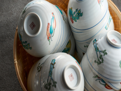 ■ご朝食｜九谷焼お茶碗