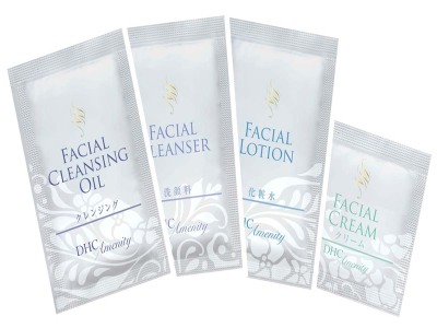 フロントにてスキンケアセットもご用意しております。