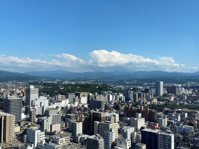 山側客室からの眺望（イメージ）