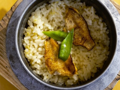 【朝食】金沢を感じる釜めし