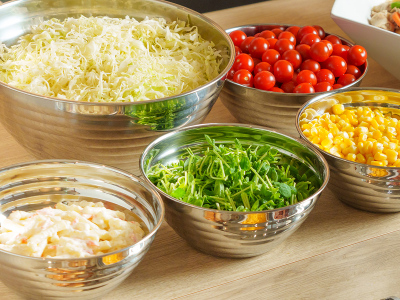 【朝食】和洋ビュッフェ | 野菜をたっぷり取れるサラダ（※イメージ）