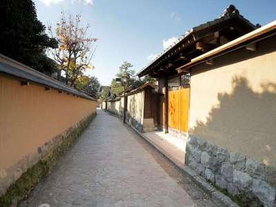 『長町武家屋敷跡』ホテルから徒歩でおよそ10分。