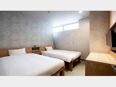 【禁煙・個室】ツイン／ベッド幅120cm×2台／13平米