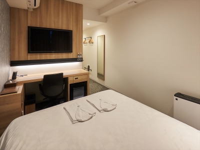 ダブルルーム：シングルユース利用でのスタンダードタイプのお部屋です。