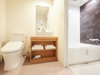 ツインルームはバストイレセパレートのお部屋です♪