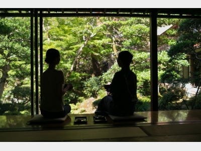 茶室　お抹茶と和菓子のウェルカムドリンク