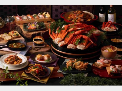 25年11月1日～26年9月30日カニづくしバイキング_集合（イメージ）_画像は実際に提供するメニューと異なる場合があります。