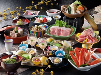 20下夕食一例（白雲膳／前菜は2人前）