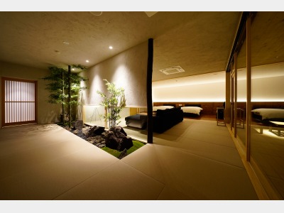 『輝』源泉かけ流しの半露天風呂付…お部屋食！