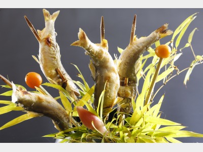 地元産　鮎の塩焼き