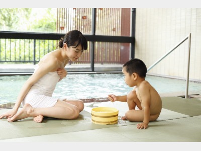 大浴場（足に優しい畳敷き）