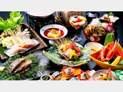 【冬限定きときと夢会席】お造り、ふぐ鍋、活鮑＆蟹。冬だから美味しい人気のグルメ