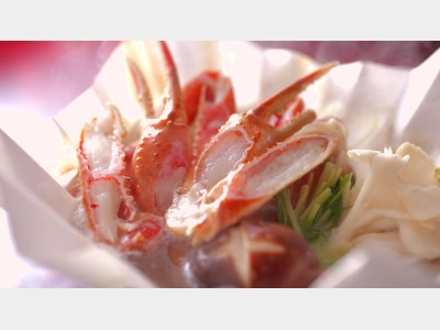 冬野菜や蟹の旨みに心まで温かくなります♪【蟹すき鍋イメージ】