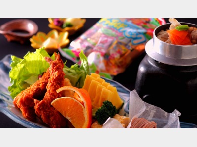 お菓子も果物もいっぱ～い♪「幼児のお子様ランチ」イメージ