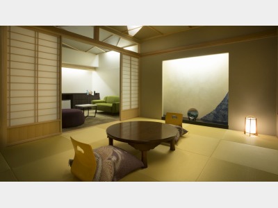 【天然温泉100％露天風呂付き和洋デラックス・禁煙】679号室（きら）客室の一例