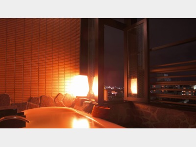 【源泉掛け流し展望ホーロー風呂付き　別館・祥山】客室の一例