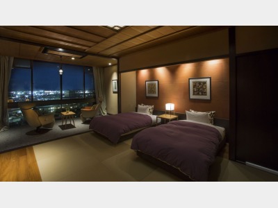 【和洋モダンスイート】652号室・赤烏（せきう）客室の一例