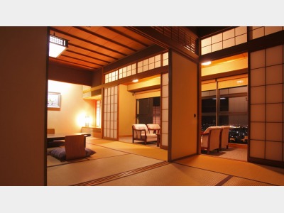 【みどりの棟・街側】客室の一例　大浴場やお食事会場、ロビーの移動に便利