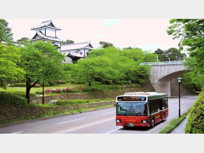 【城下町金沢周遊バス】金沢の観光スポットを巡る周遊バス、金沢市内の観光にとっても便利！