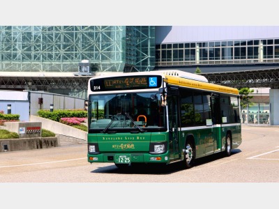 【城下町金沢周遊バス】金沢の観光スポットを巡る周遊バス、金沢市内の観光にとっても便利！