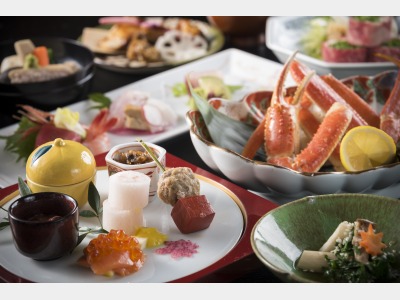 当館こだわりの会席料理の一例