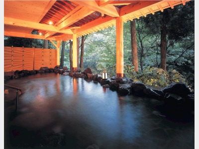 渓流野天風呂鶴仙