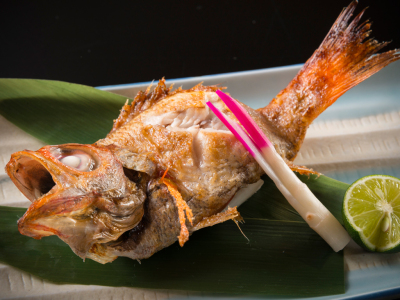 のど黒の塩焼き