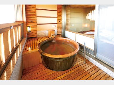 客室露天風呂（一例）