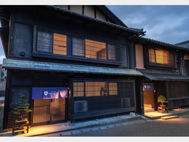 オーベルジュほまち　三國湊 毘沙門・麻の葉外観