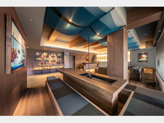 オーベルジュほまち　三國湊 フロント棟内観