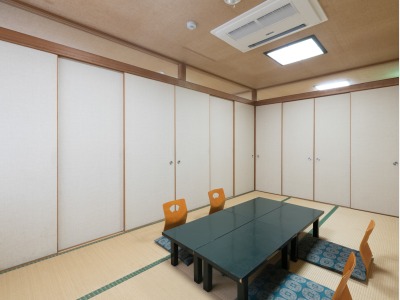 大広間　宴会のできるスペースです