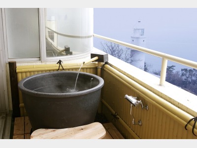 客室露天風呂