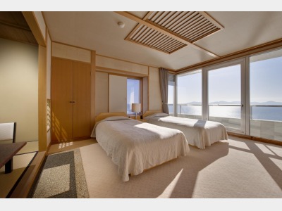 眺涛閣特別室（和洋室）ツインベッド