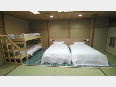凪亭コンセプトルーム（ツインベッド+2段ベッド）