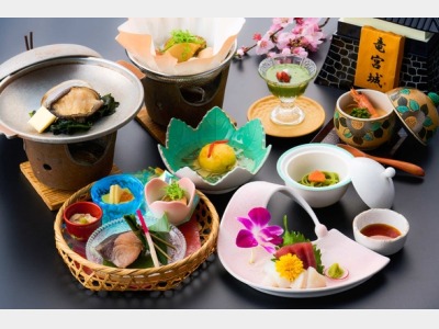 鮑付き竜宮城玉手箱会席