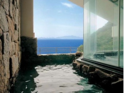 展望大浴場　露天風呂