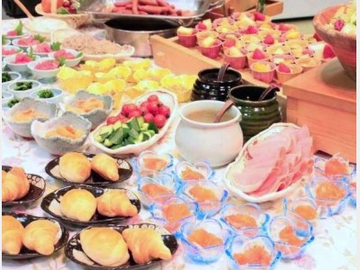 朝食バイキング一例