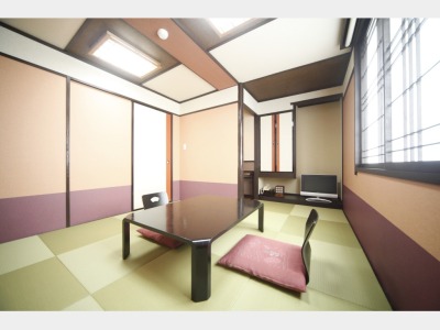 和モダン客室一例（バスなしトイレ付き）